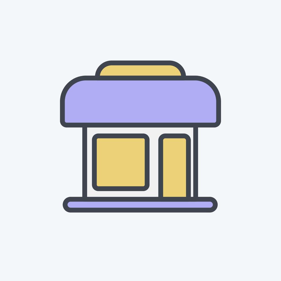 Icon Clothing Shop. related to Black Friday symbol. shopping. simple illustration vector