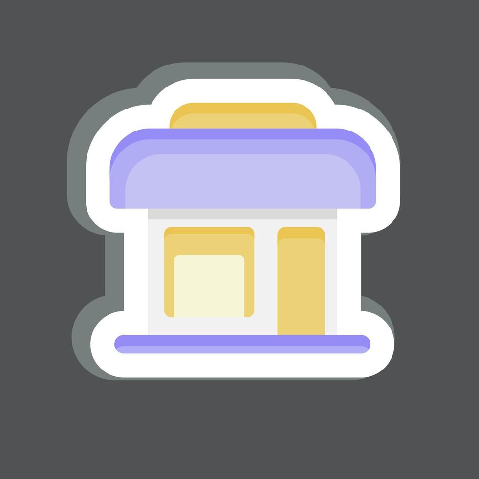 Icon Clothing Shop. related to Black Friday symbol. shopping. simple illustration vector