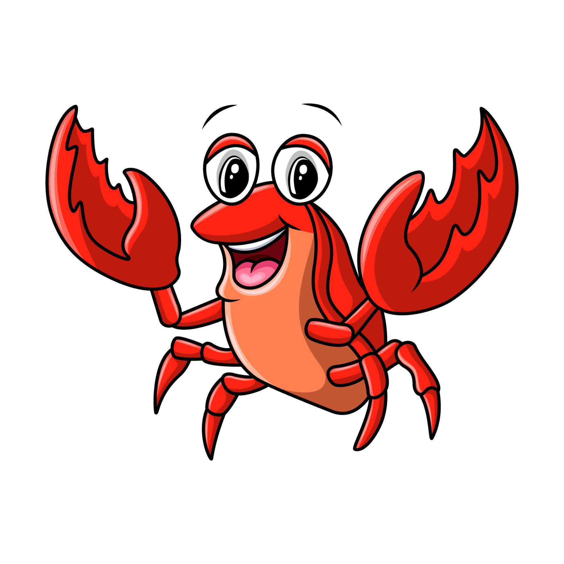 Cute funny a baby lobster 21704166 Vector Art at Vecteezy