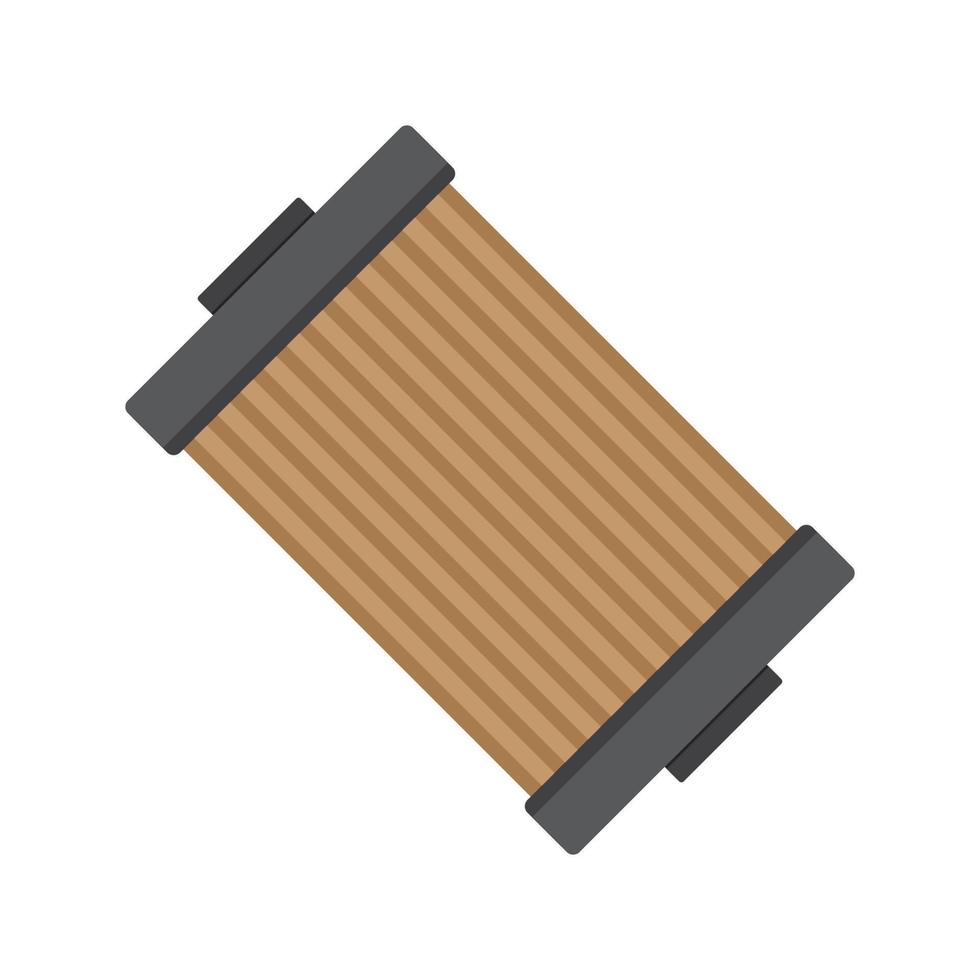 car oil filter icon vector