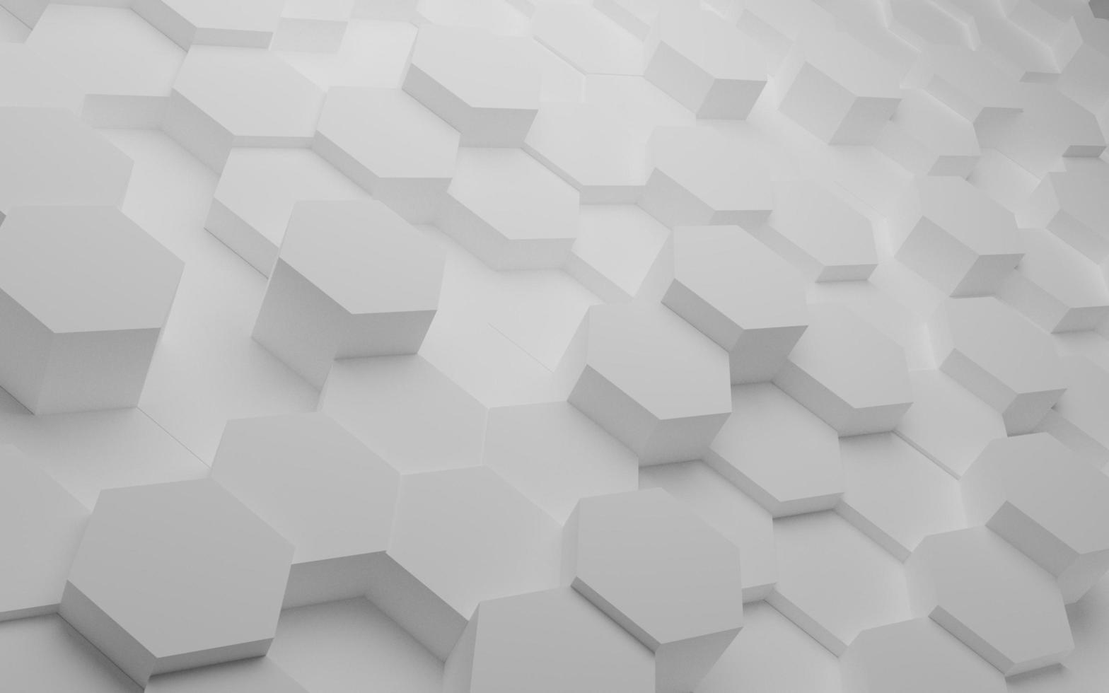 3d hexagon background with texture photo