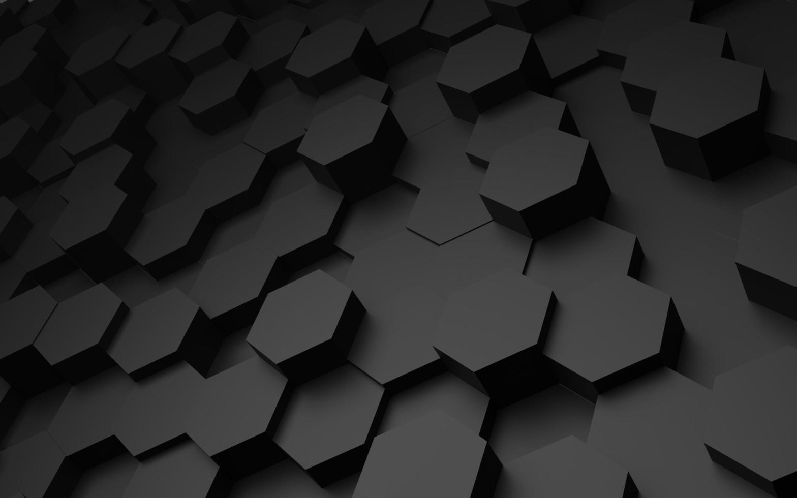 3d hexagon background with texture photo