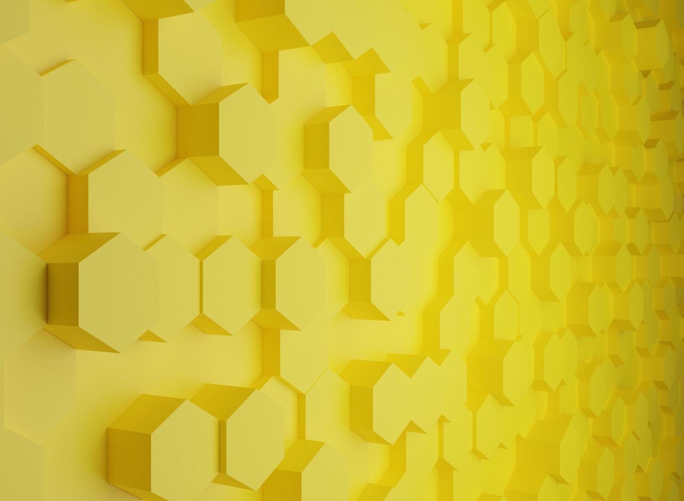 3d hexagon background with texture photo