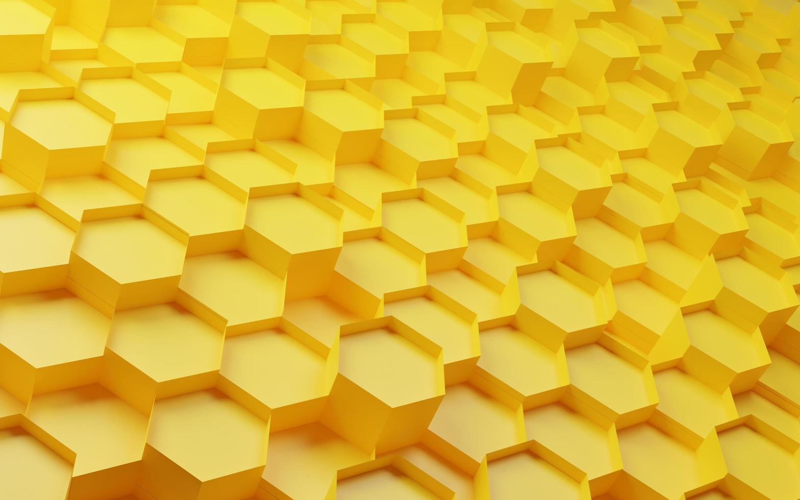 Abstract wood texture hexagon concept 3d background photo