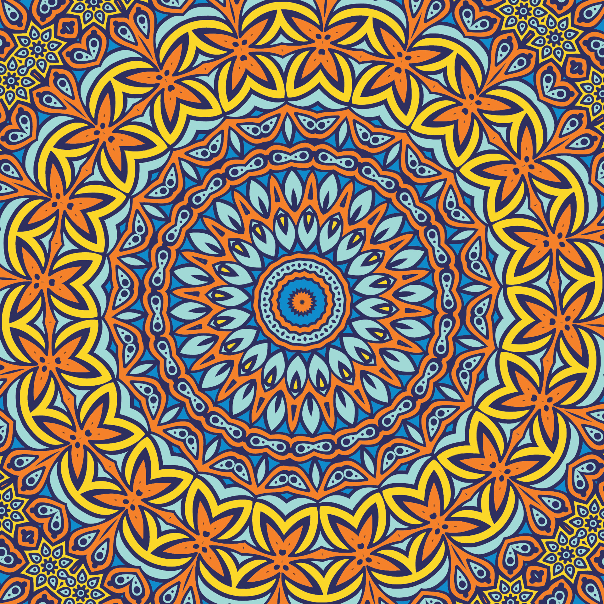 A colorful background with a circular pattern 21704502 Vector Art at