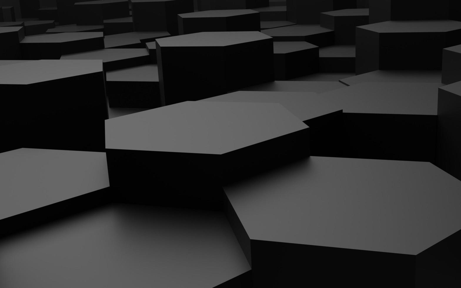 3d hexagon background with texture photo
