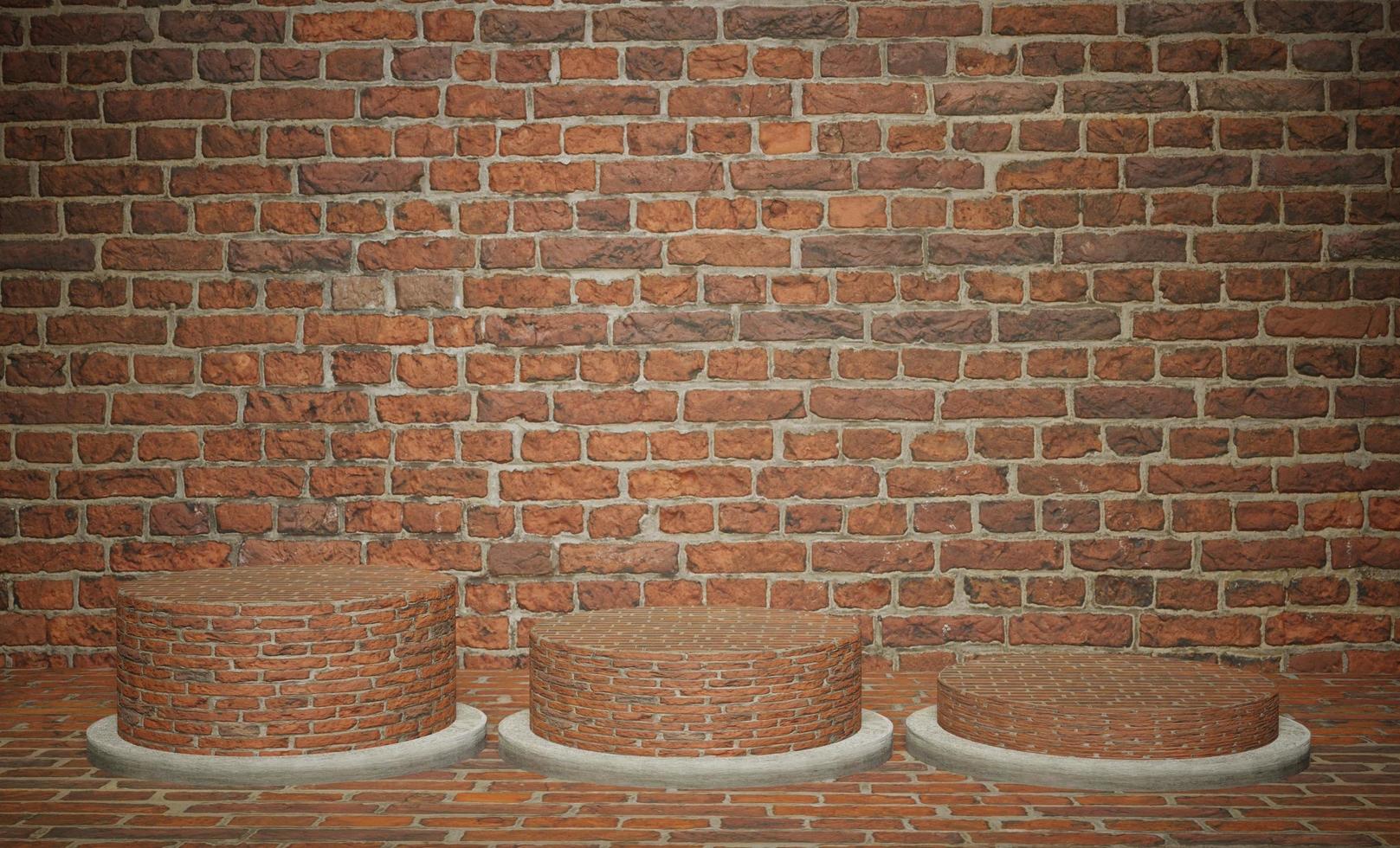 3d rendering podium stage photo