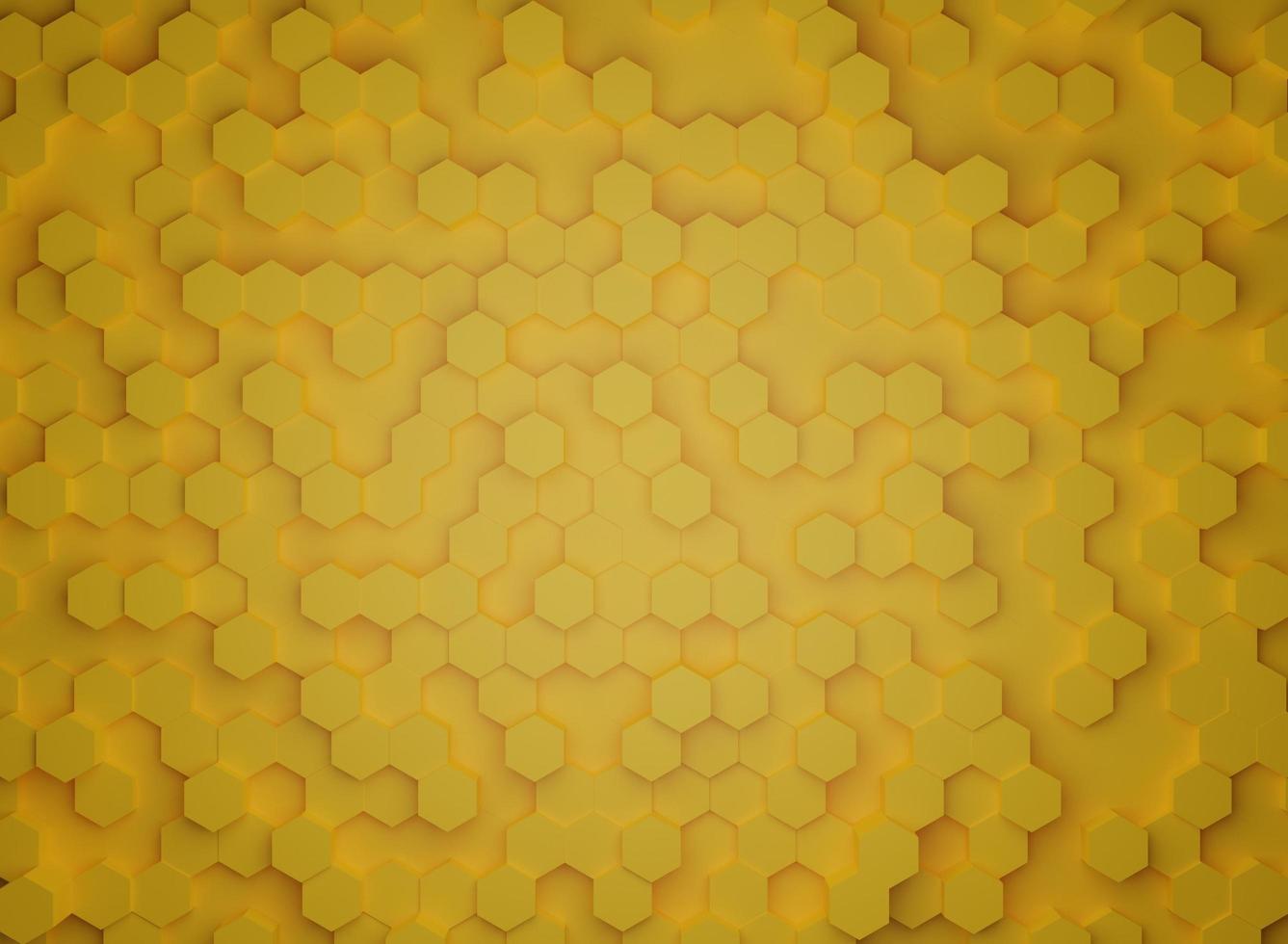 3d hexagon background with texture photo