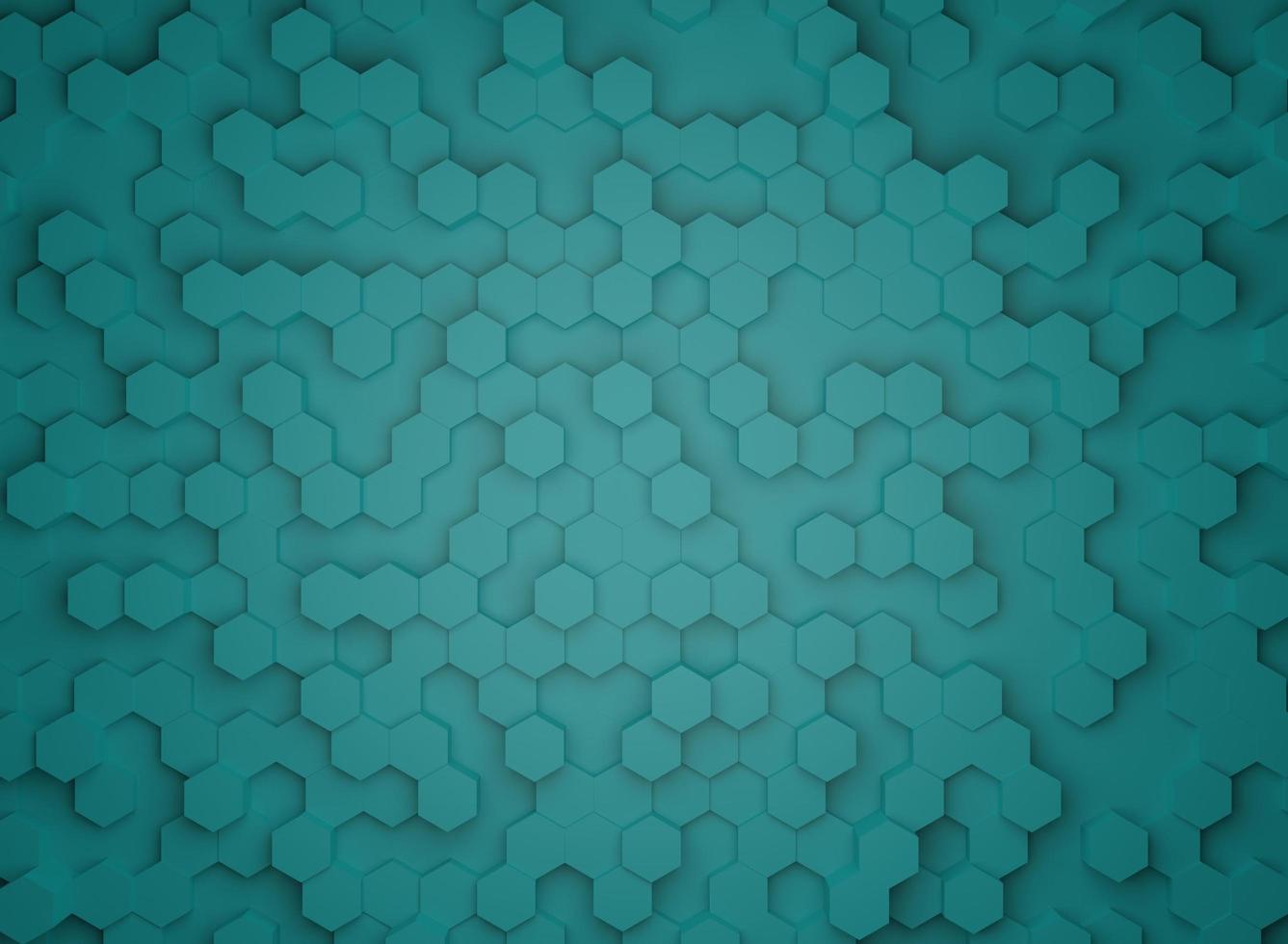 3d hexagon background with texture photo