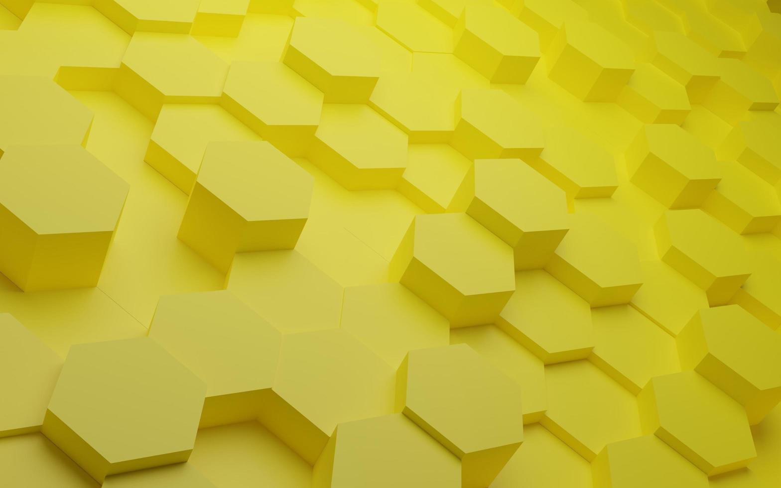 3d hexagon background with texture photo