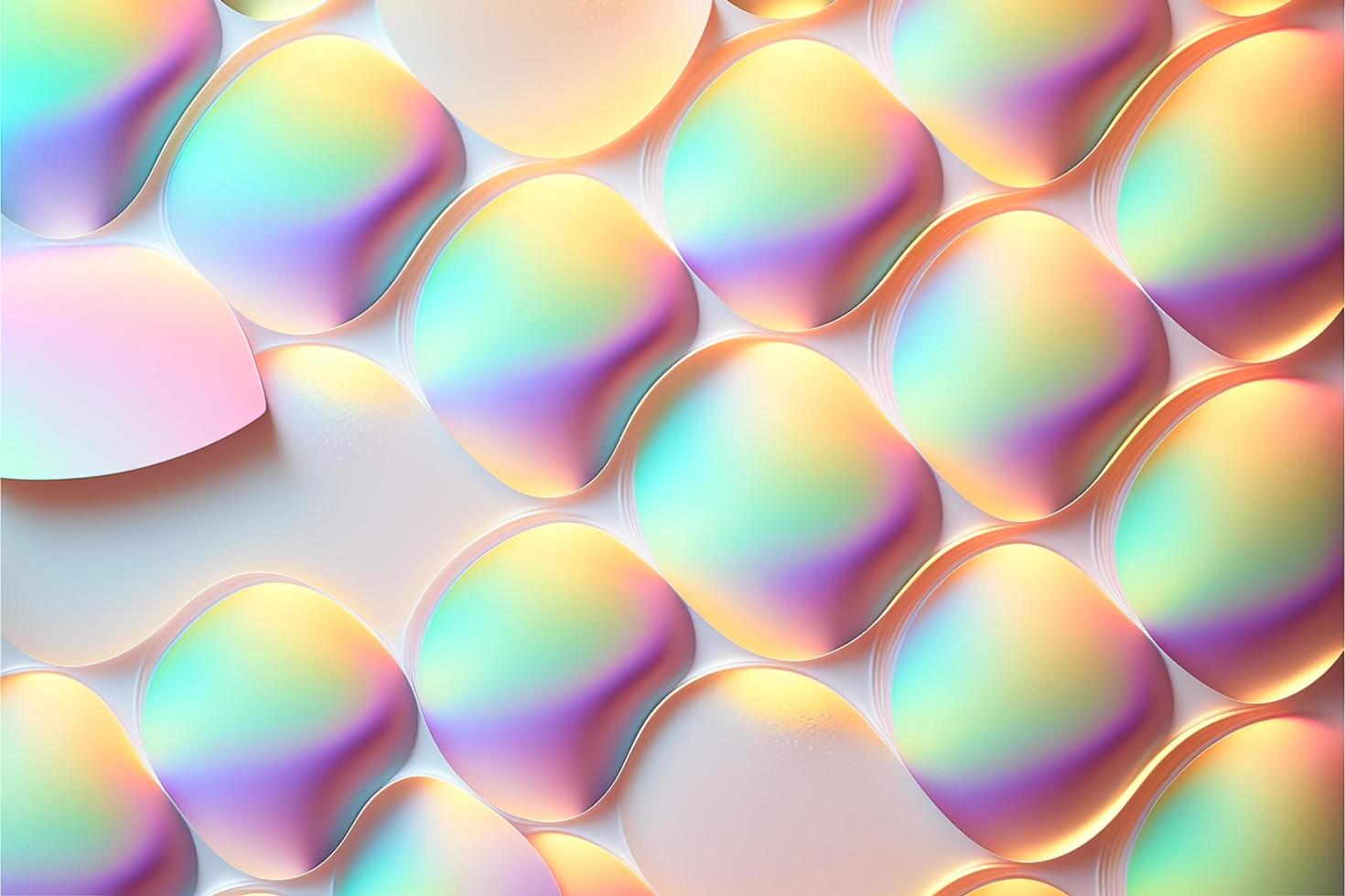 Abstract pastel holographic textured background photo