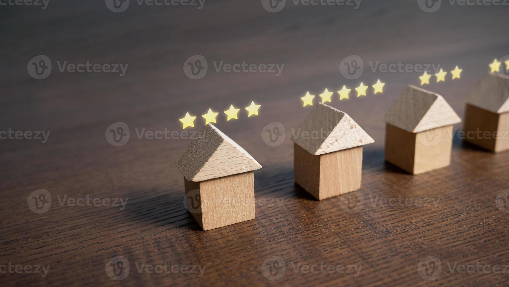 clasificación de alojamiento con cinco estrellas. conjunto nivel y calidad de el alojamiento, estado y comodidad. estética y funcionalidad. buscar para mejor opciones lujo VIP clase apartamentos foto