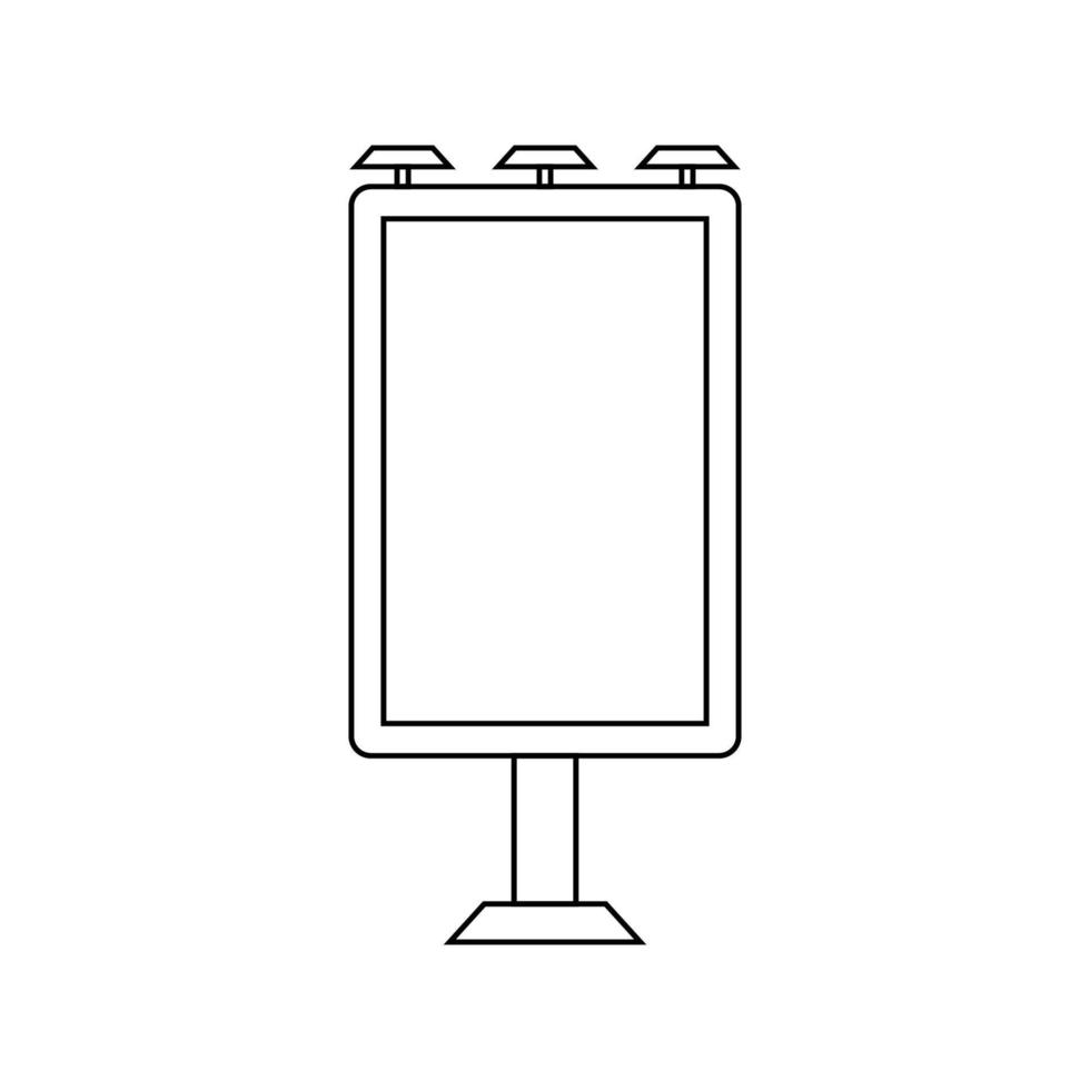 Billboard, Icon vektor vector
