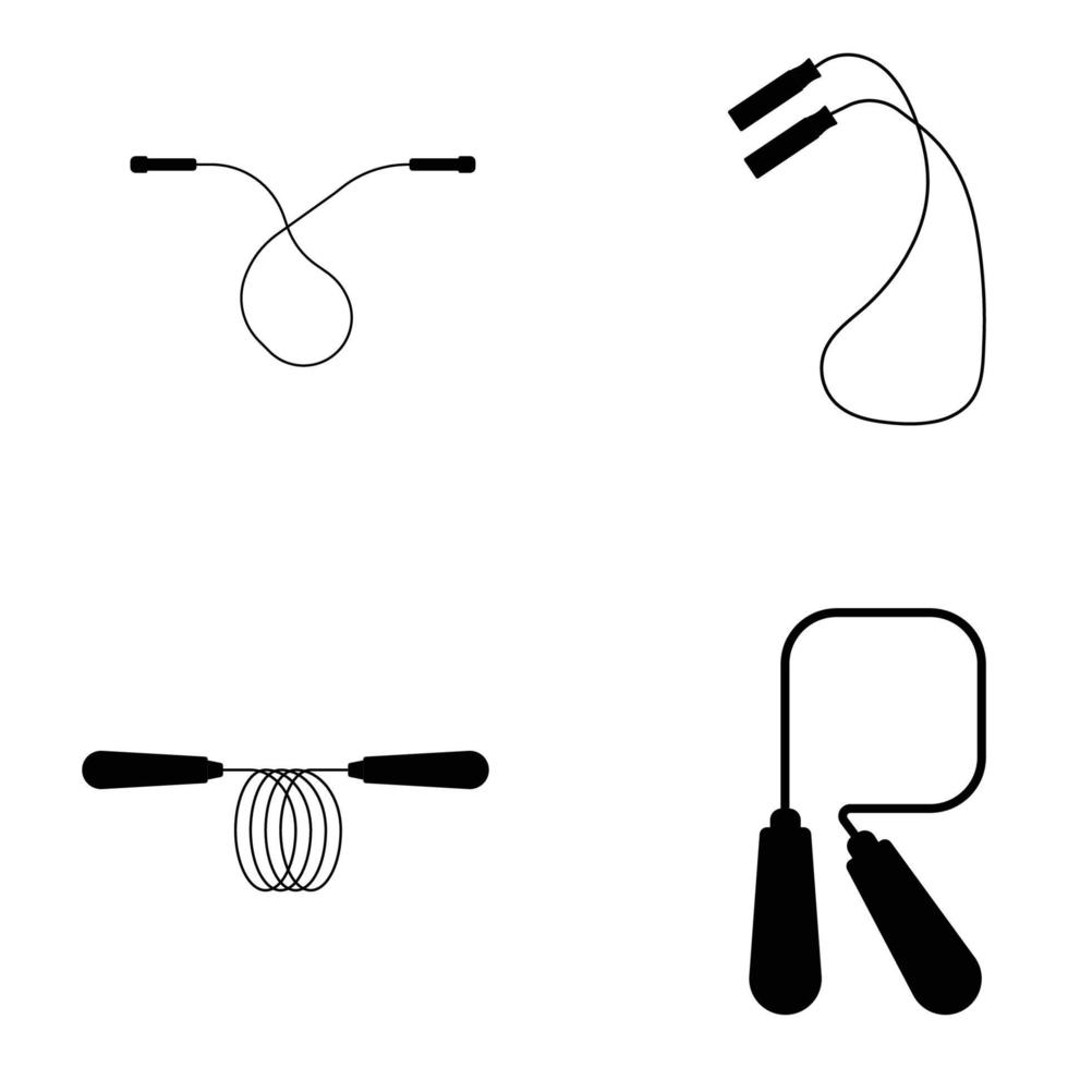 jump rope vector icon