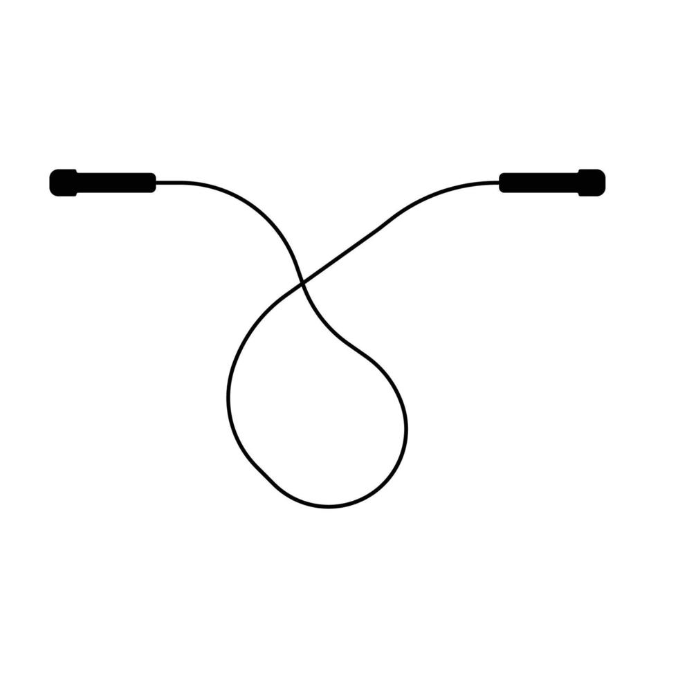 jump rope vector icon