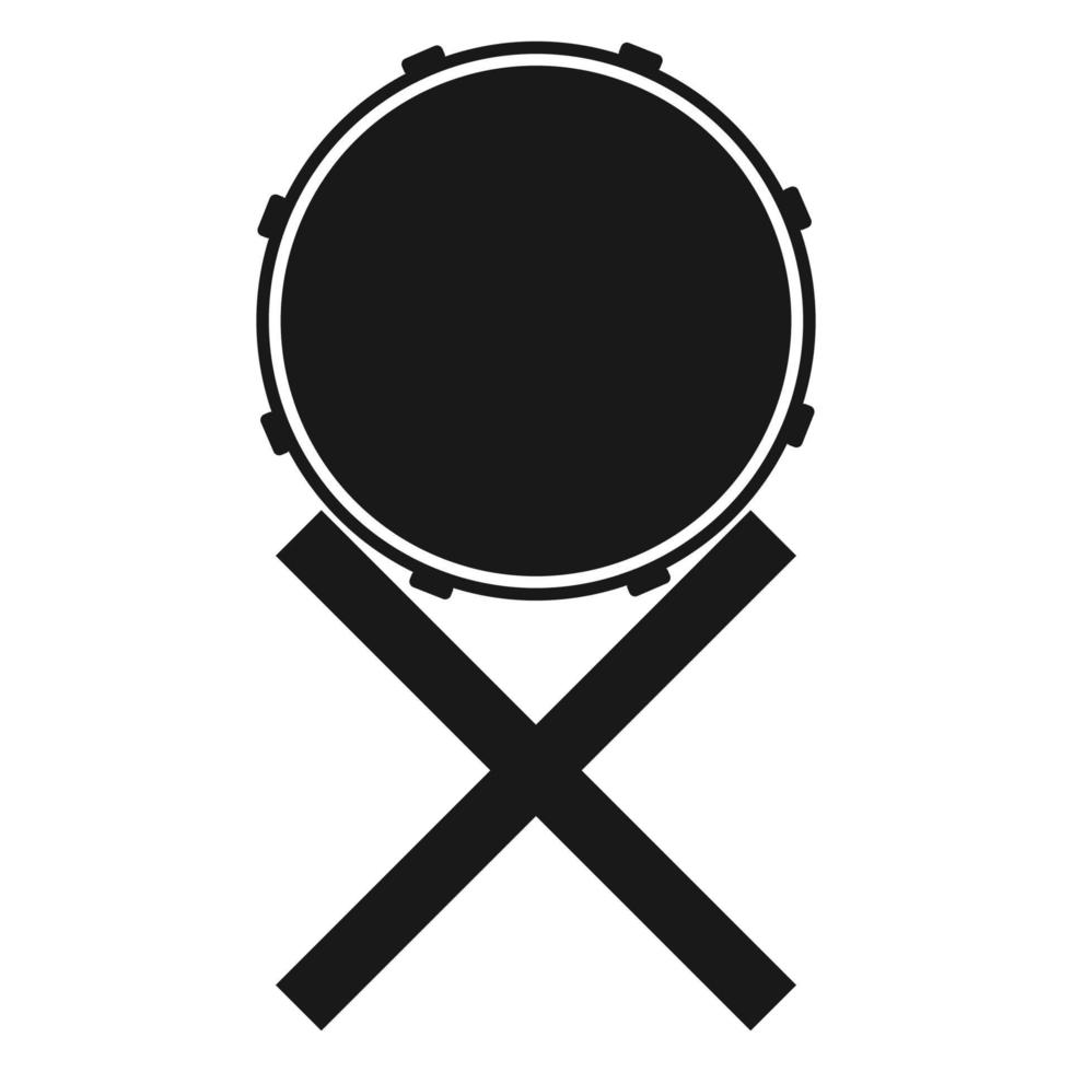 Icon of Ramadan drum. vector