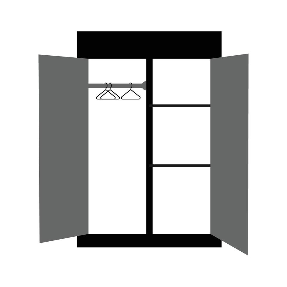 wardrobe icon vector