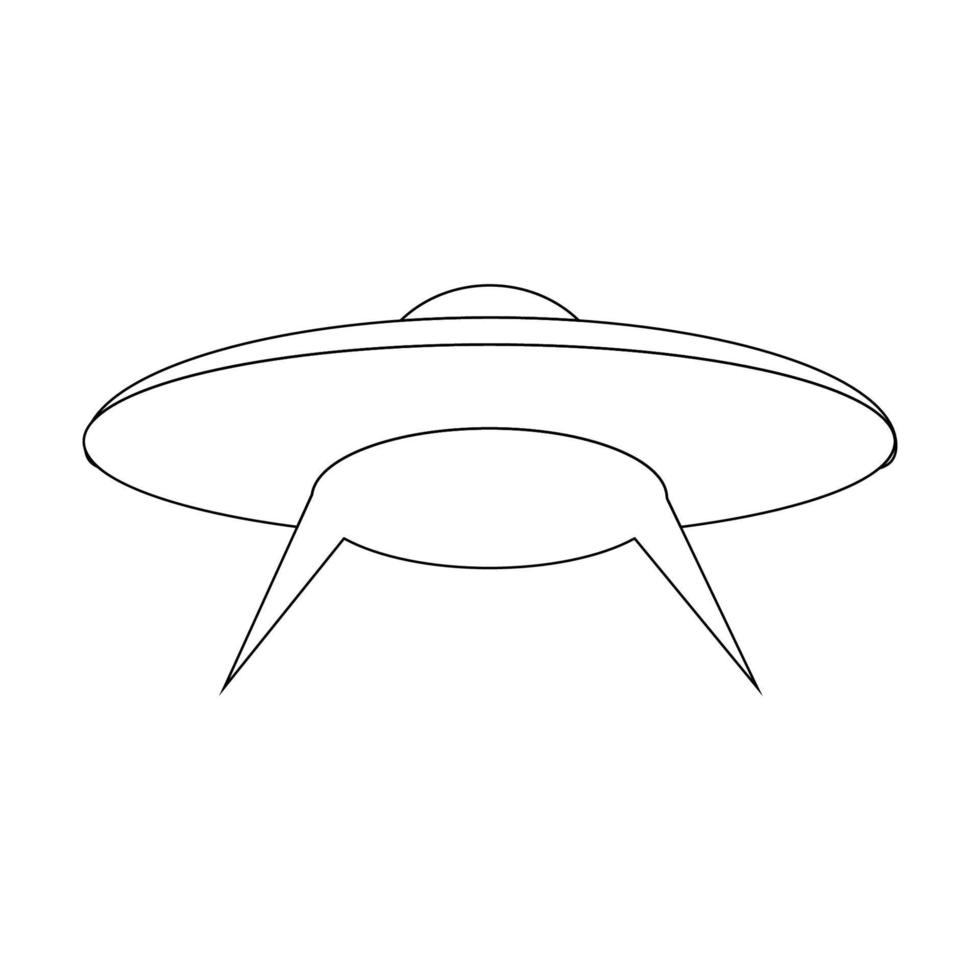 UFO icon vector