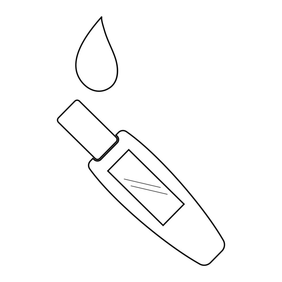 blood sugar meter icon vector