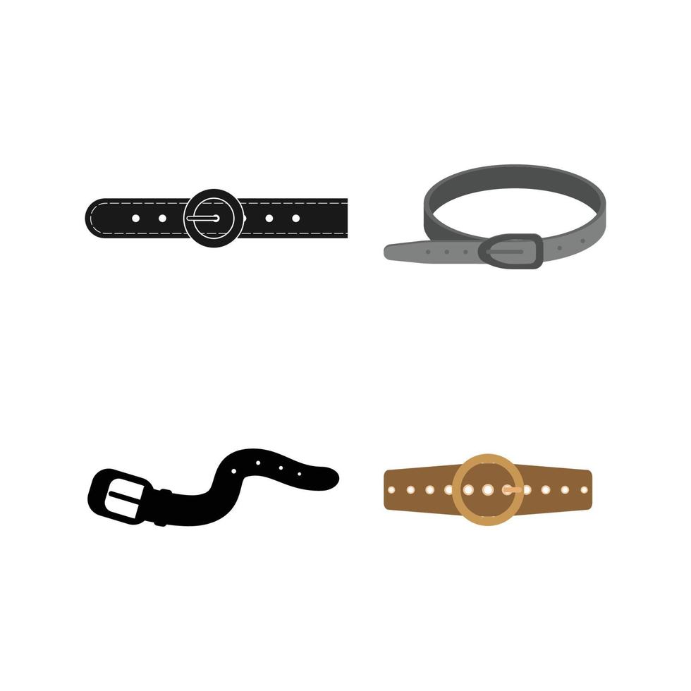 clothing belt icon vector