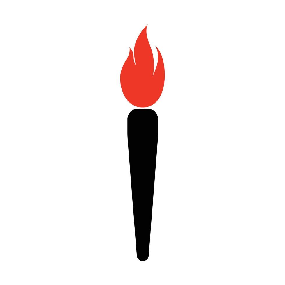 torch icon vector