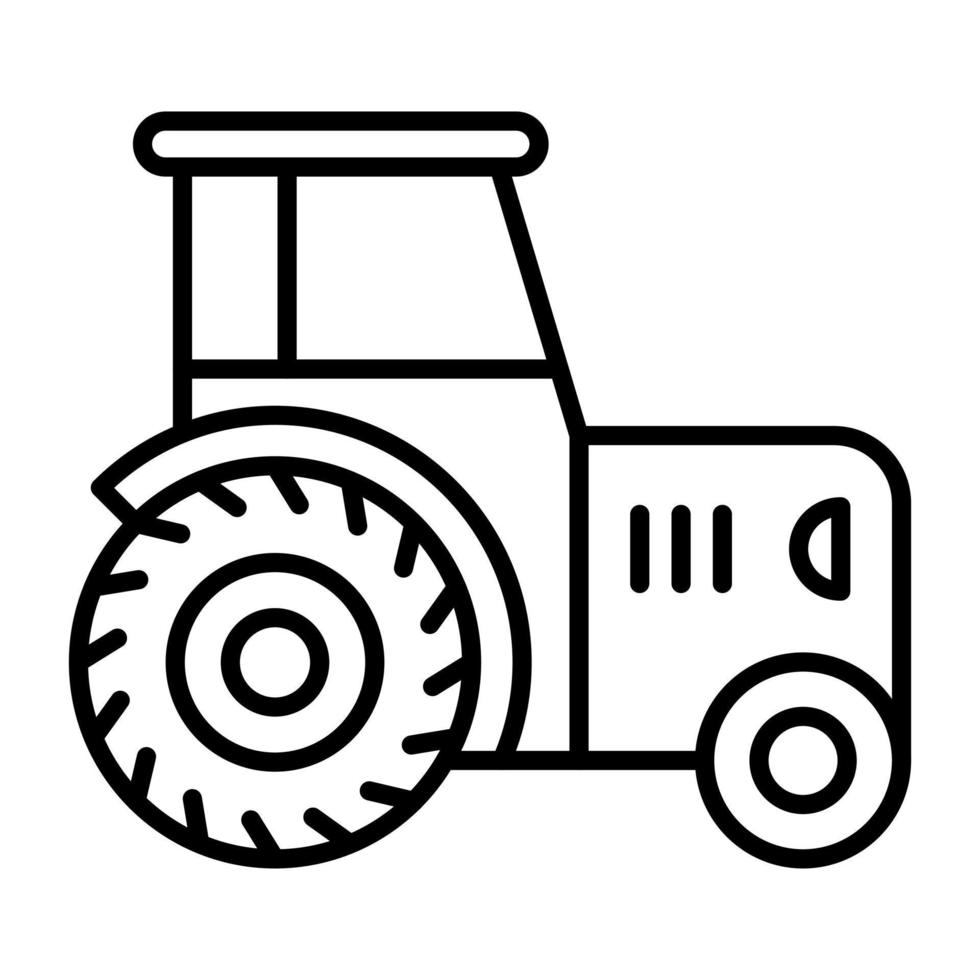 Tractor vector icon