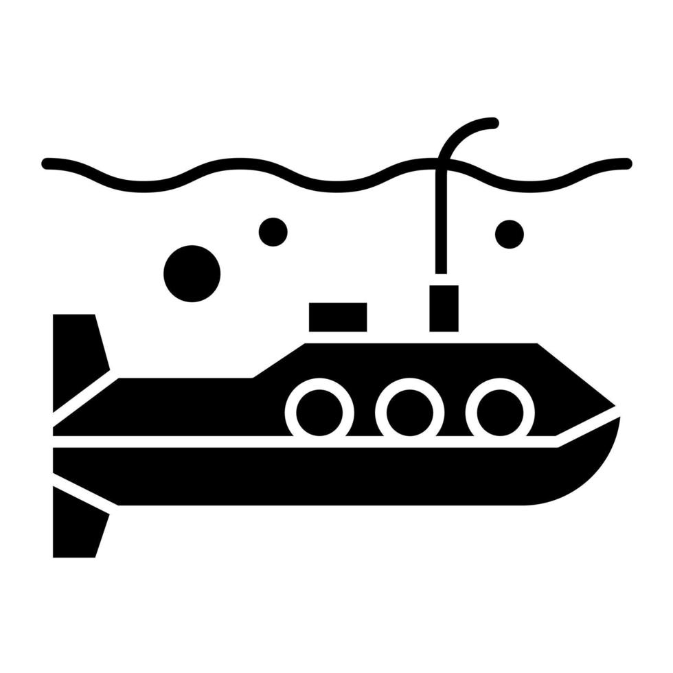 Submarine vector icon