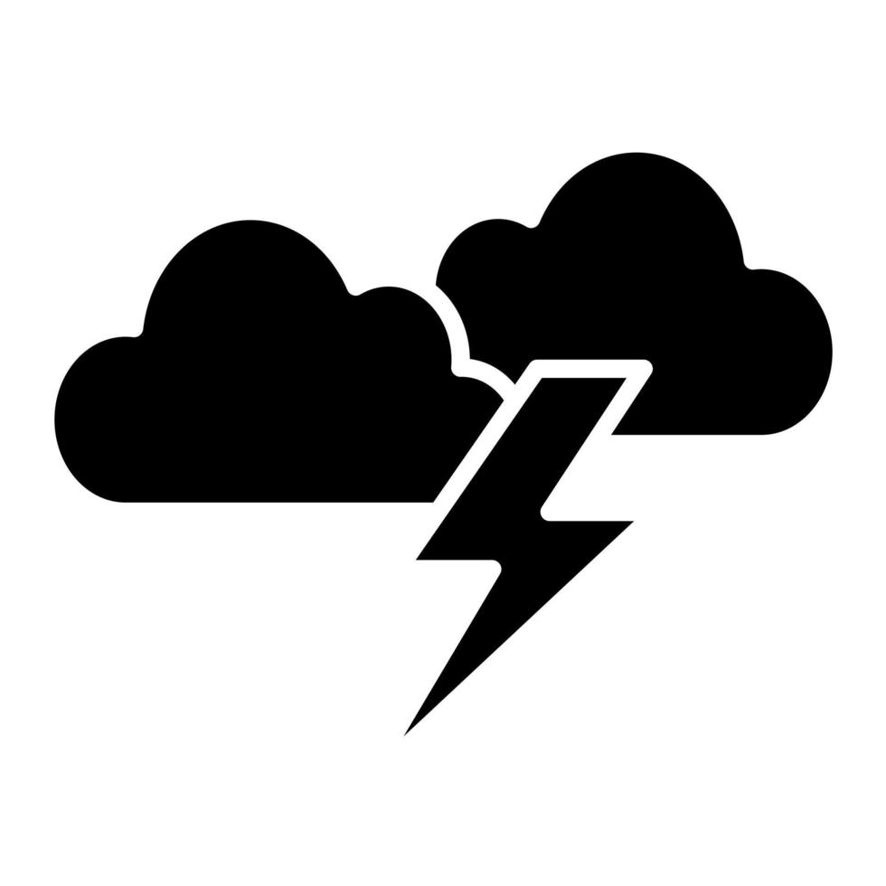 Lightning vector icon