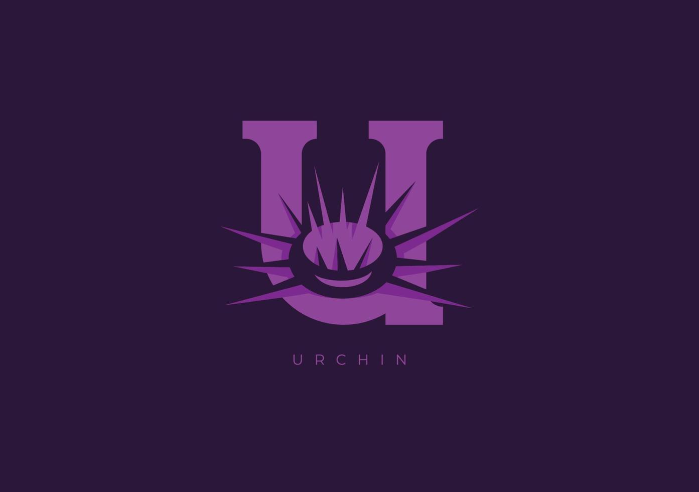 URCHIN U MONOGRAM, VECTOR LOGO