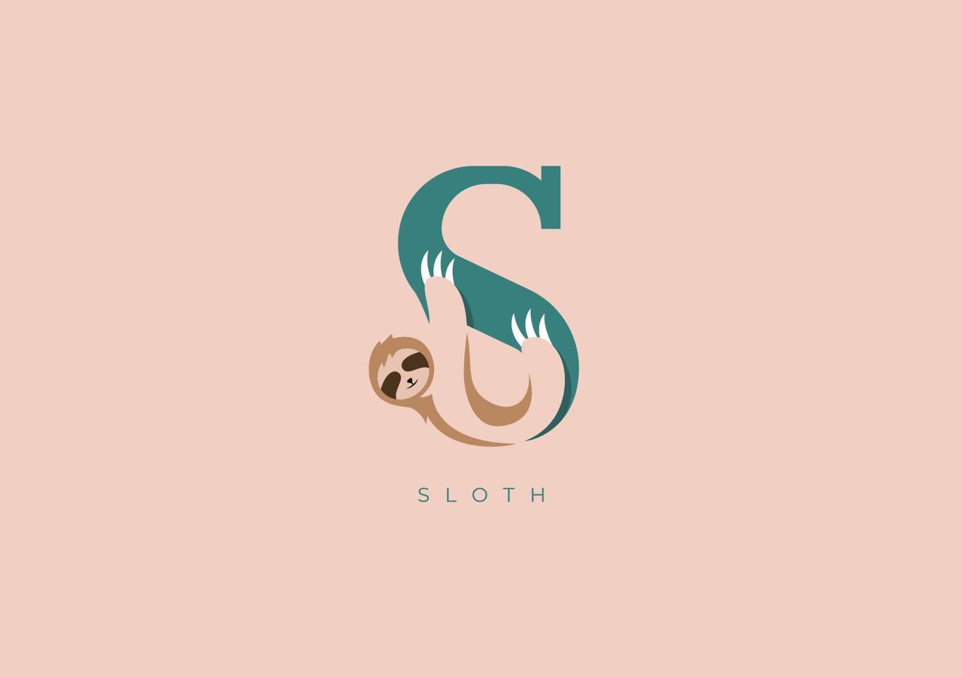 SLOTH S MONOGRAM, VECTOR LOGO