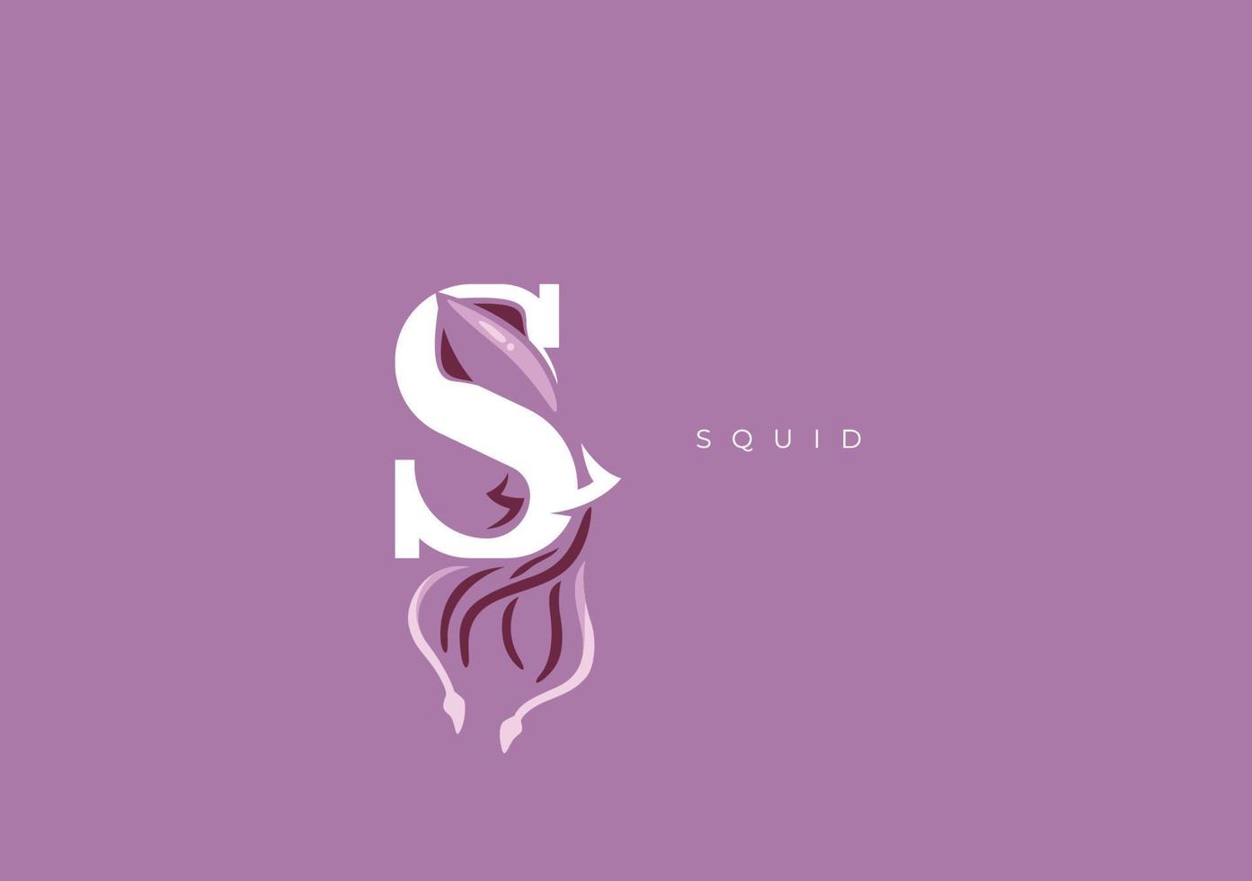 SQUID S MONOGRAM, VECTOR LOGO