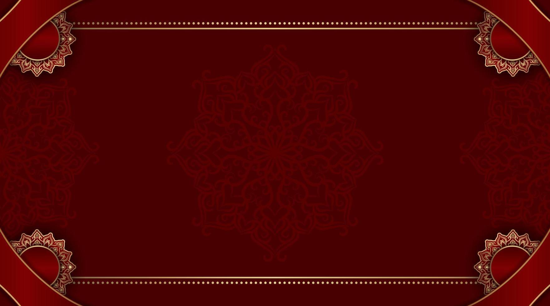 luxury background  with mandala ornament vector