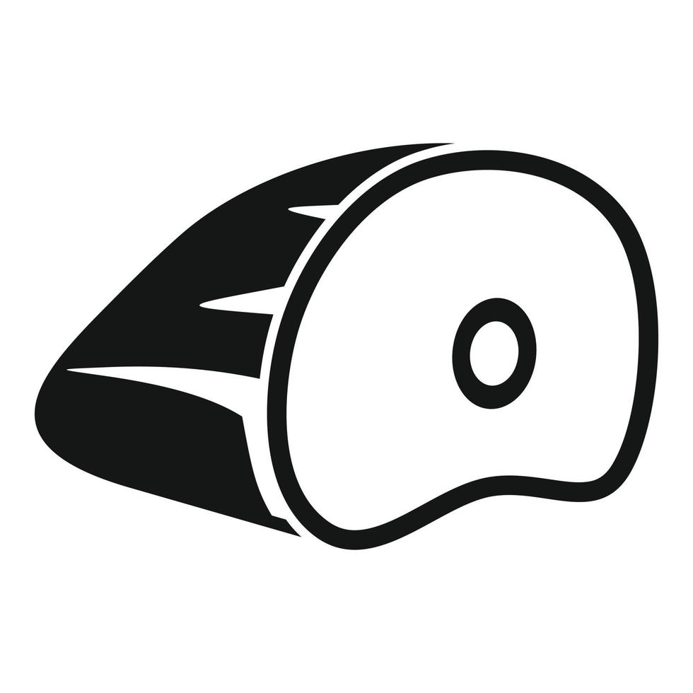 Raw meat icon simple vector. Food nutrition vector