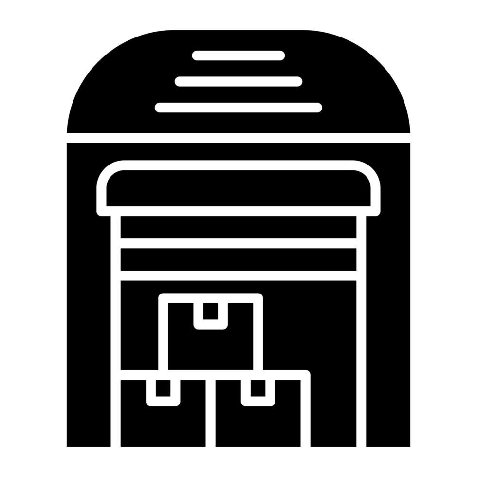 Warehouse vector icon