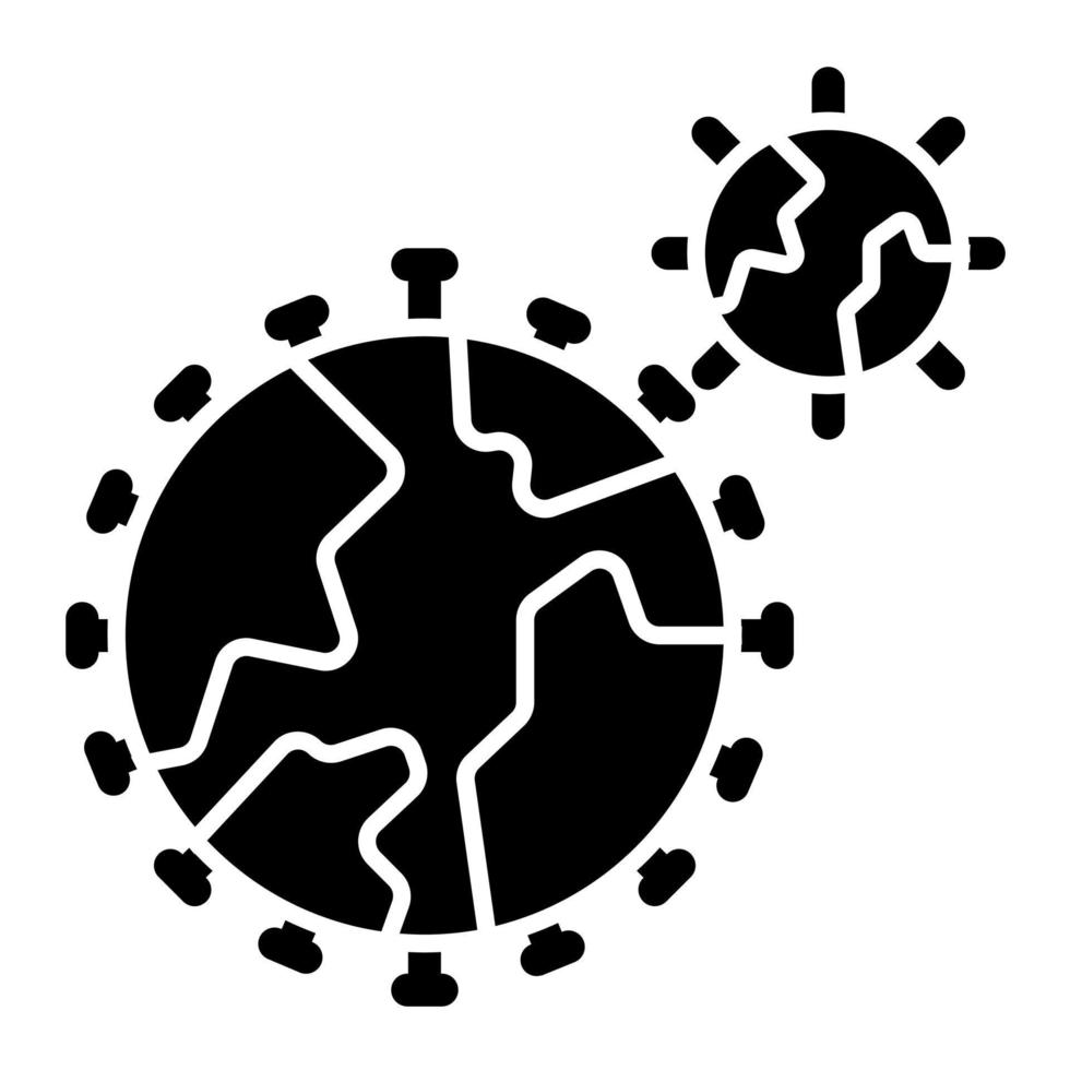 icono de vector de pandemia