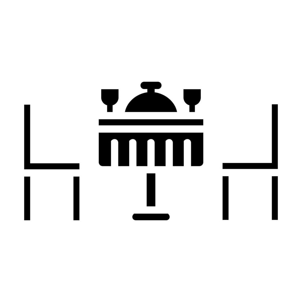 Dinner Table vector icon