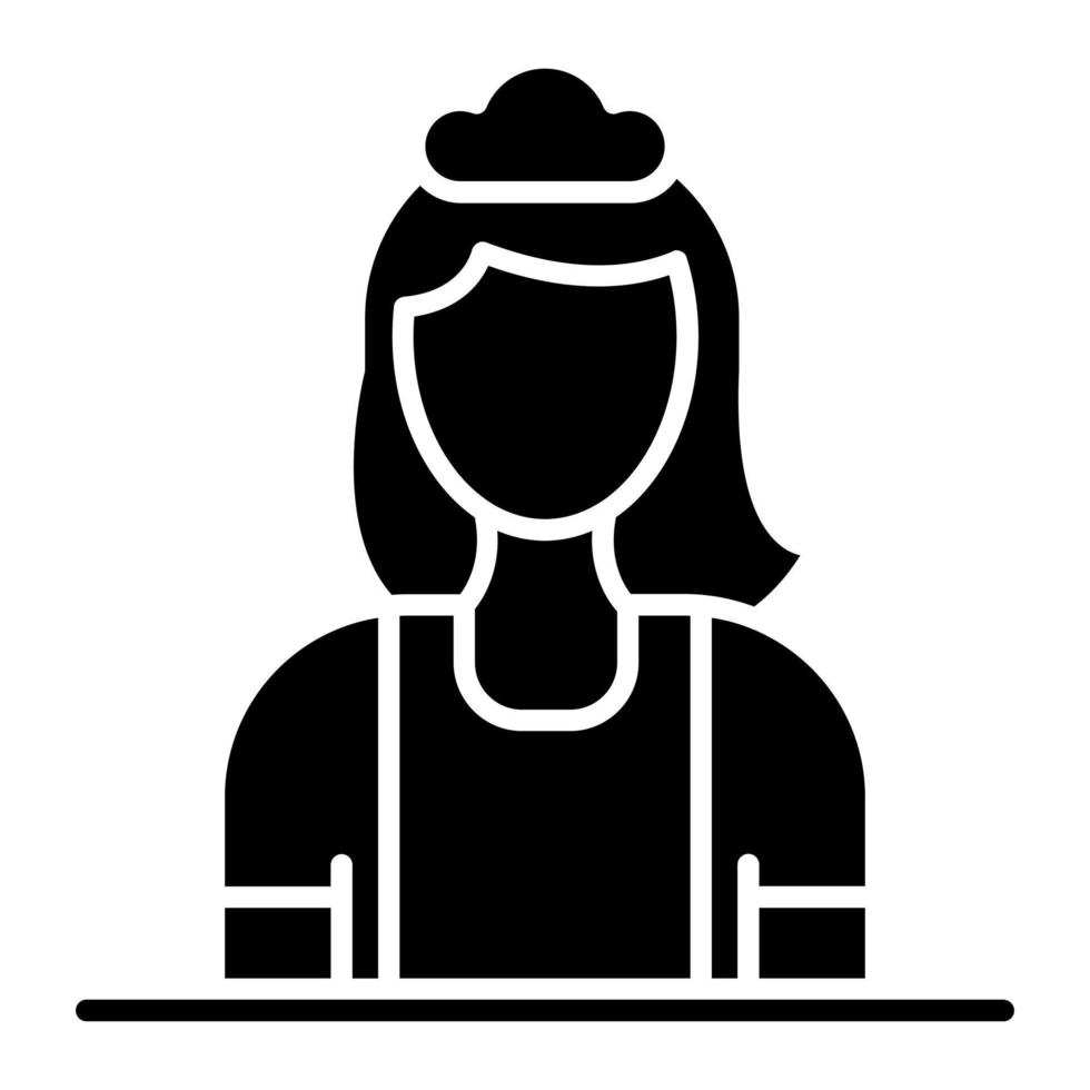 Maid vector icon