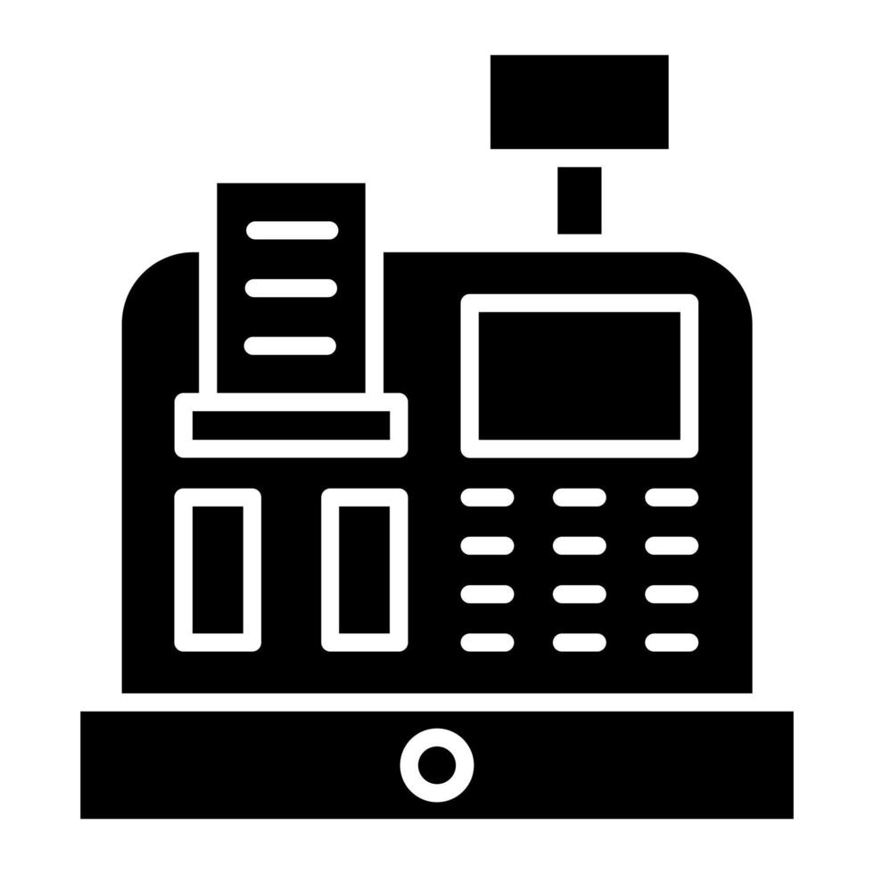 Cash Register vector icon