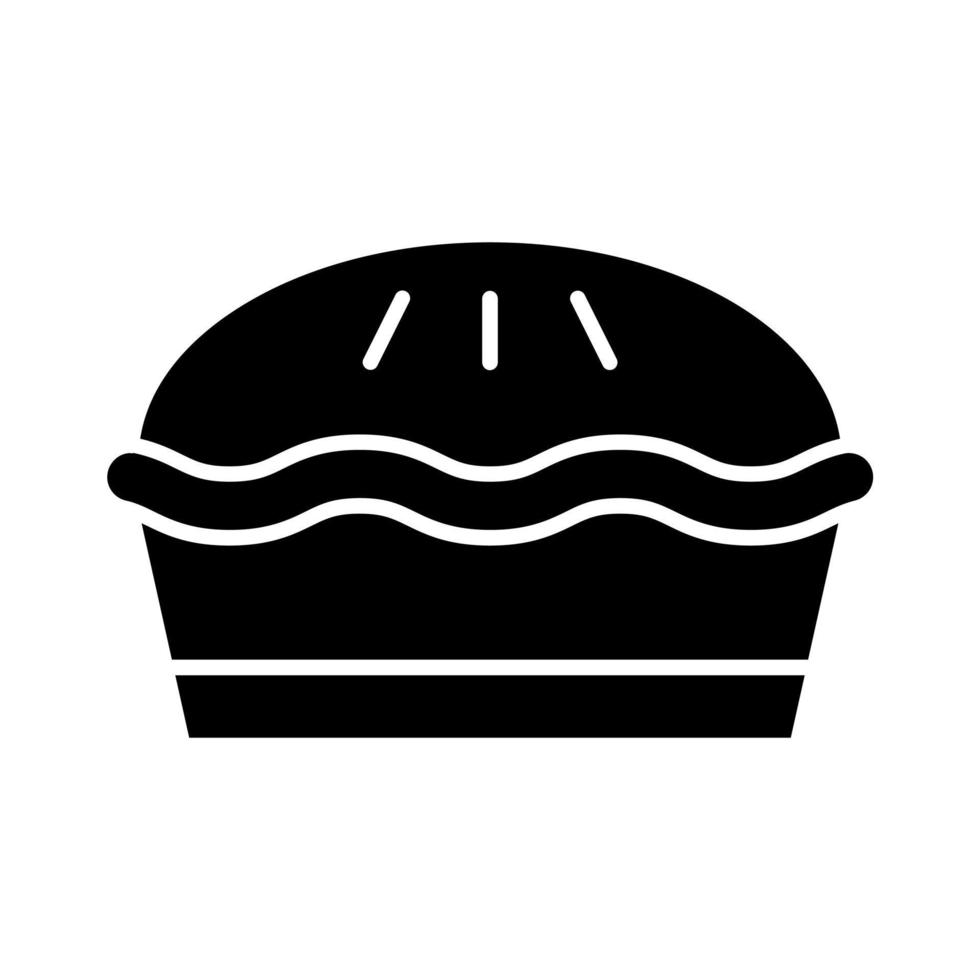 Pie vector icon