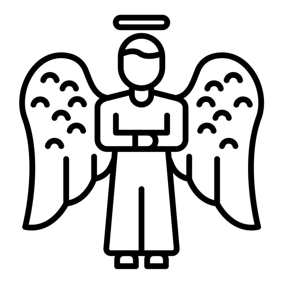 ángel vector icono