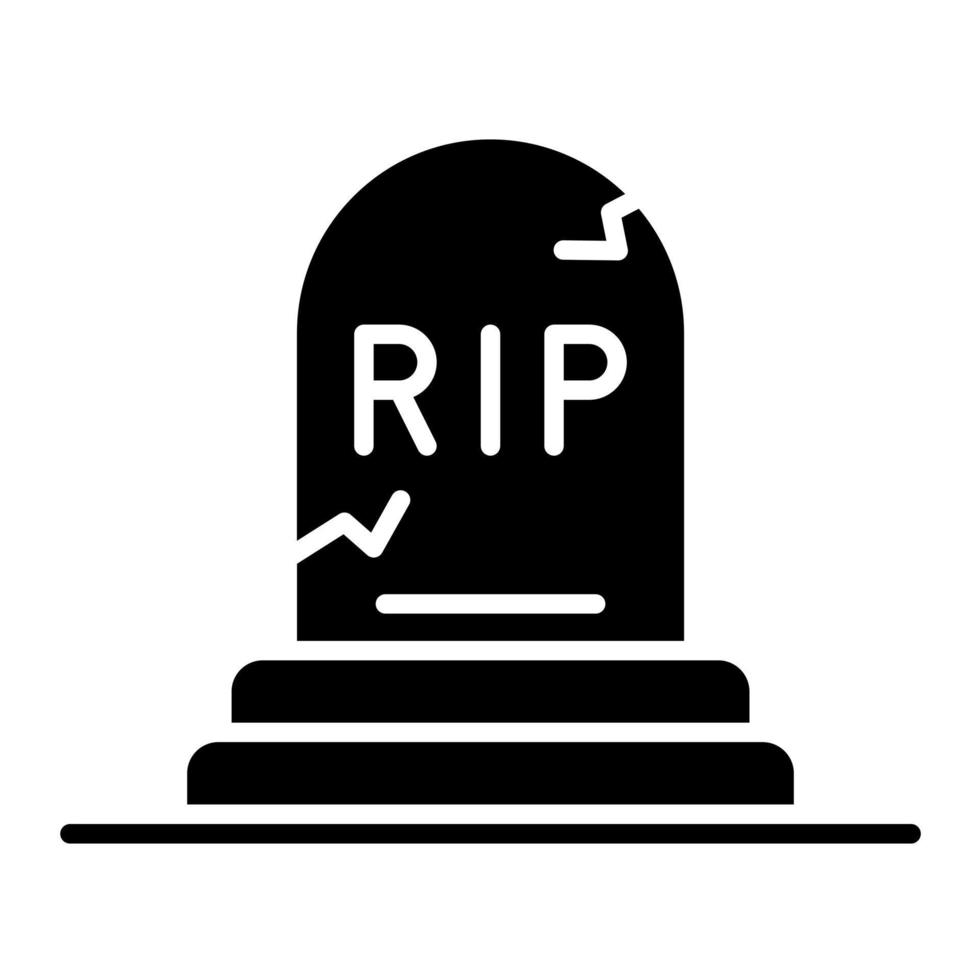 Grave vector icon