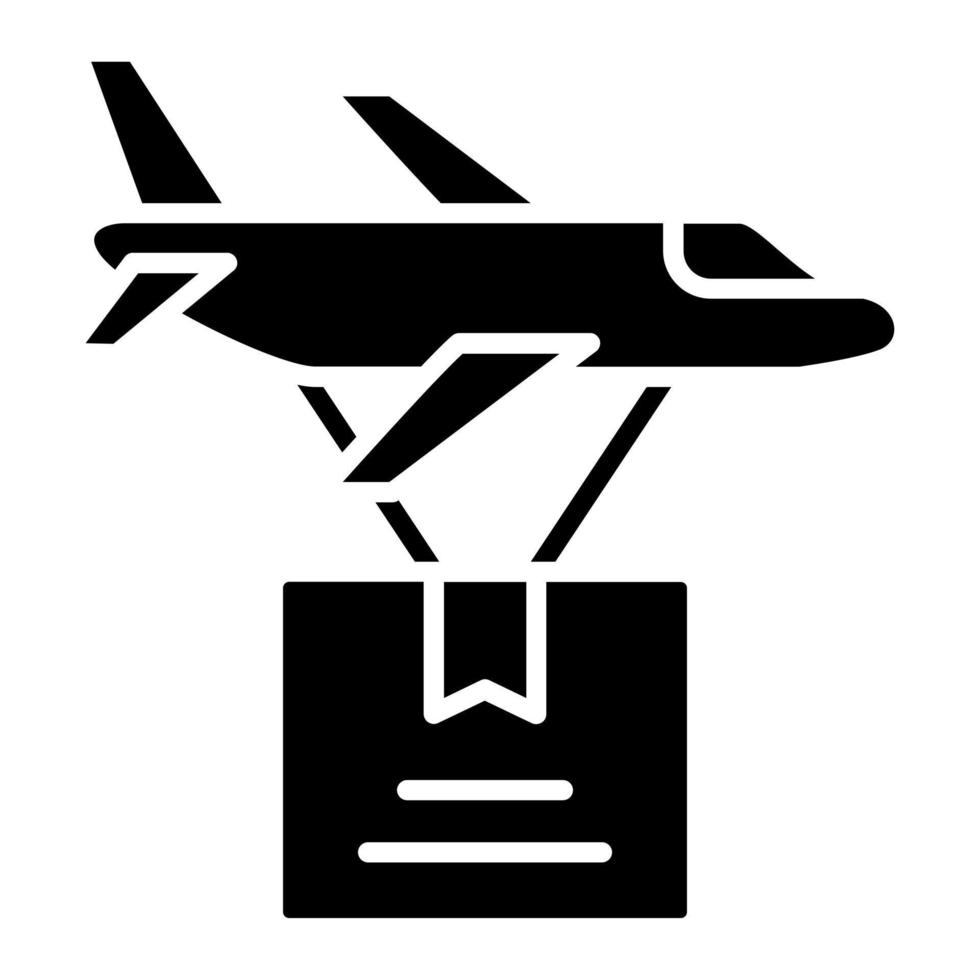 Worldwide Shipping Air vector icon