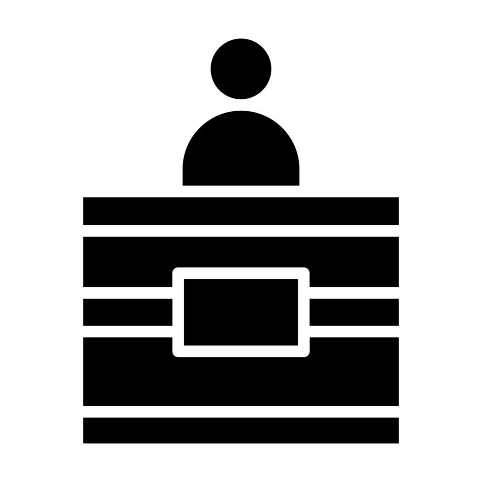 Witness vector icon