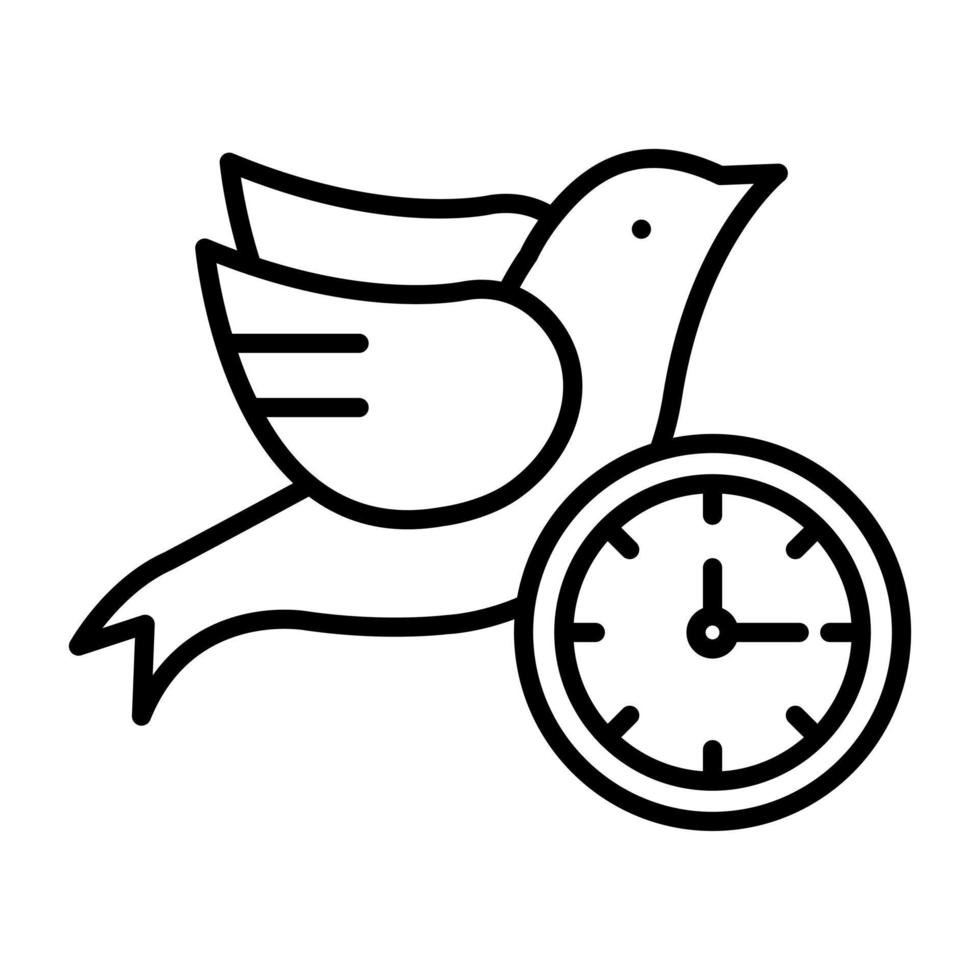 Early Bird vector icon