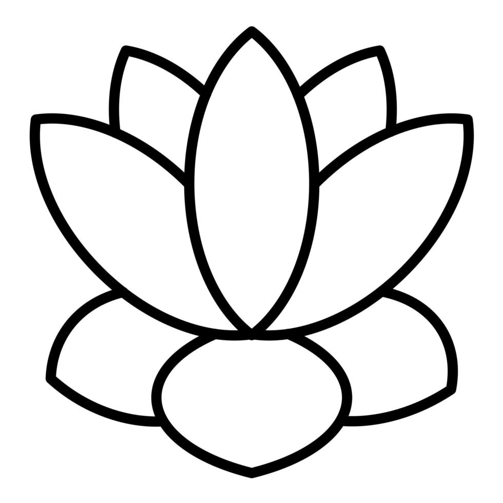 Lotus vector icon