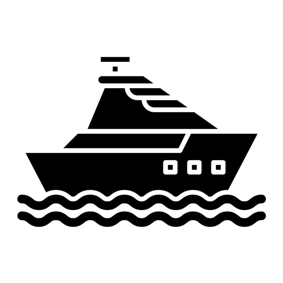 Boat vector icon