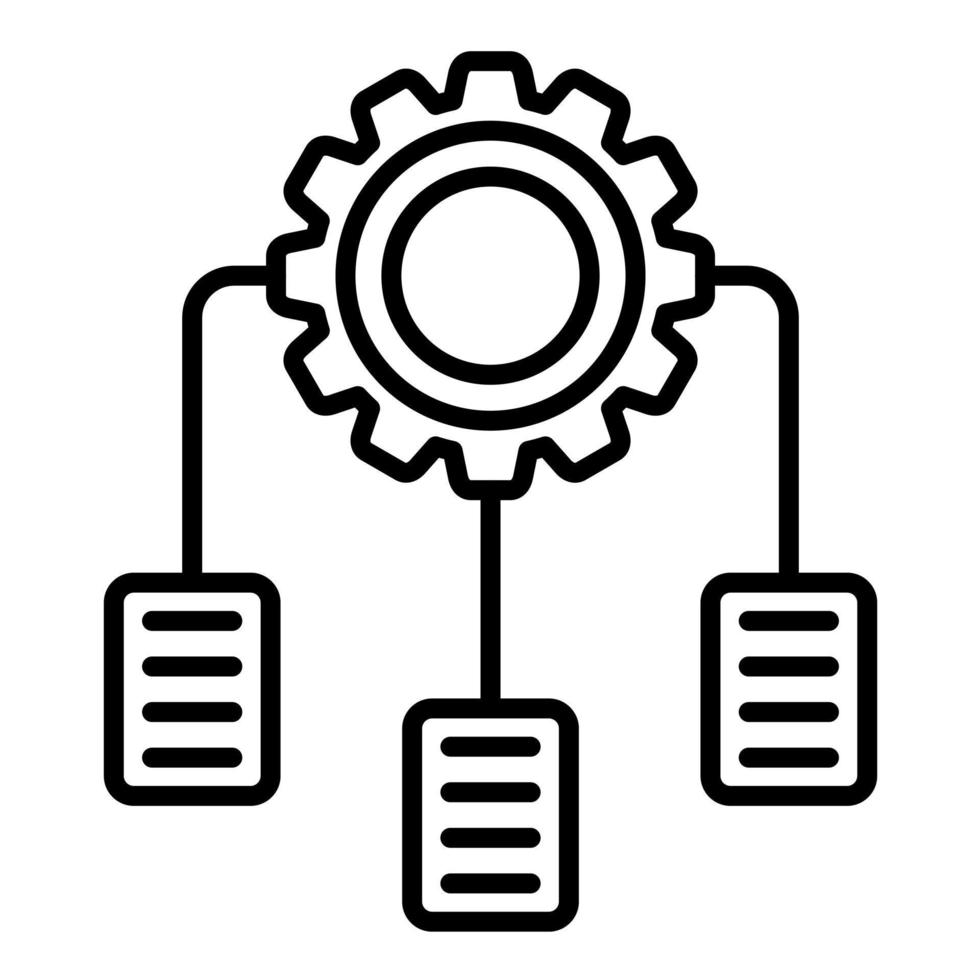 Software Defined Networking vector icon