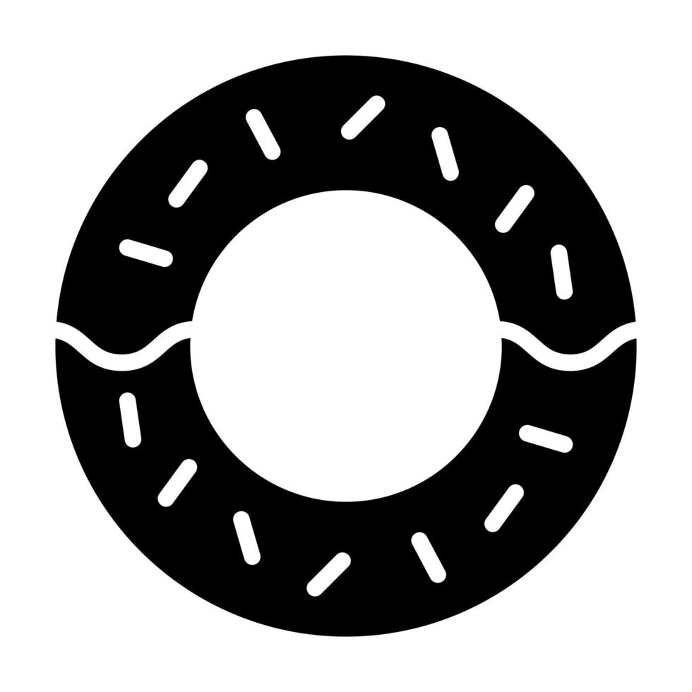 Donut vector icon