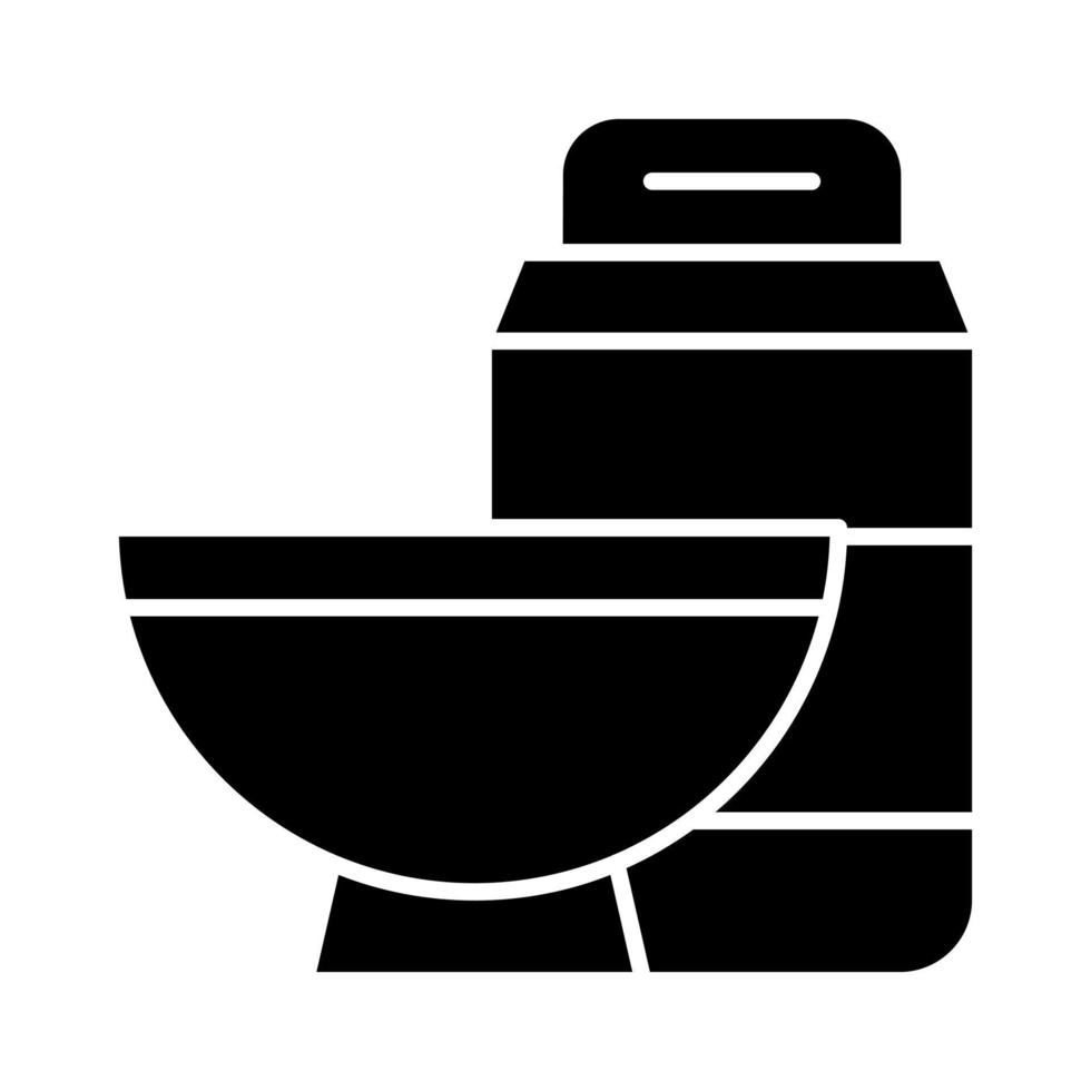 Milk Bowl vector icon