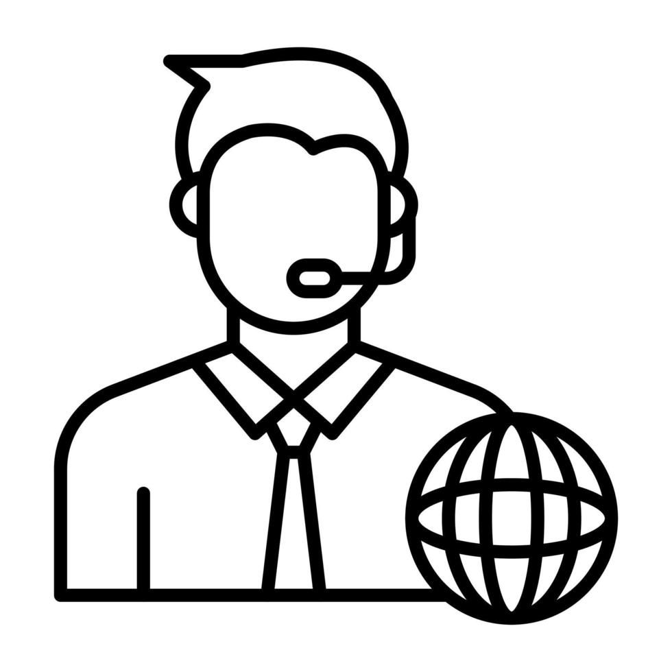 Interpreter vector icon